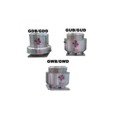 GDB/ GDD Aero Extractores Centrífugos de Aluminio para Techo y Pared